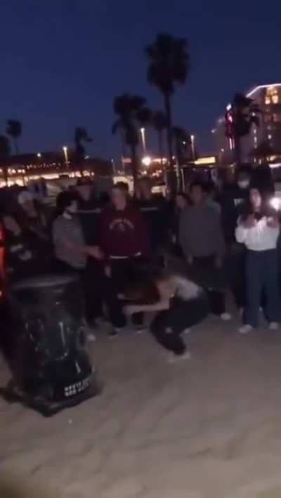 Girl get karma for pushing a girl