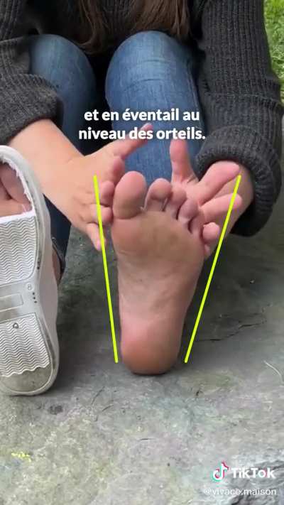 Beautiful french woman soles