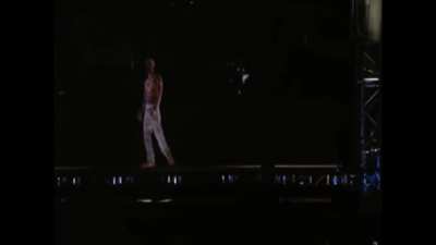 2pac comes back to once again perform his biggest hit