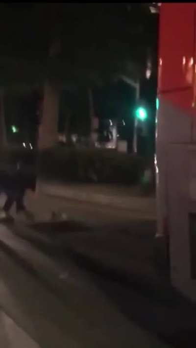 Man attacks skater kids 3 times before eating a board