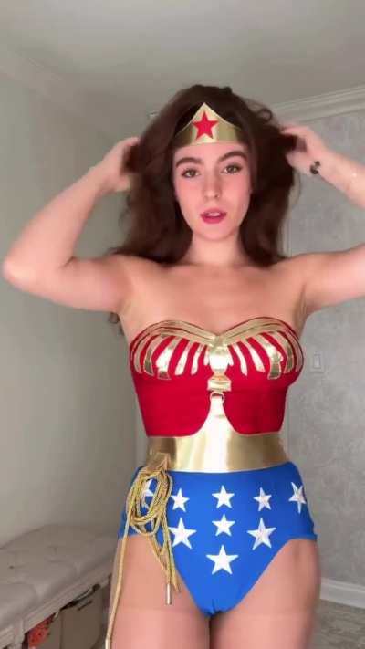 'day 15 of wearing costumes until halloween: Lynda Carter&rsquo;s Wonder Woman' - IG October 2025