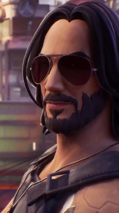 Fortnite X Cyberpunk 2077 collab official video.