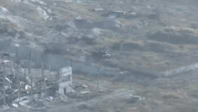 Russian T-72B3M destroyed in Bilohorivka. Turret air time about 7 seconds
