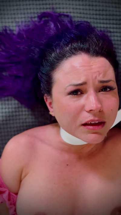 POV as you pull the belt around my neck tighter and watch me struggle.