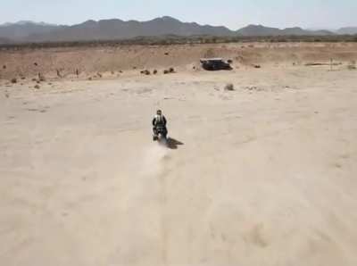 Imagine ride this in front of a police car