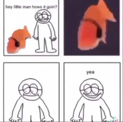 That me is litterally fish