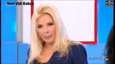 This guy told everyone he is a very good impersonator of Bruce Lee and was invited to this Greek TV show to show his skills