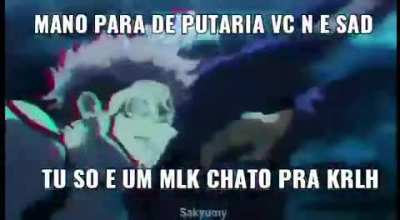 Nome do anime jujutsu kaisen, &eacute; top demais 😎👌
