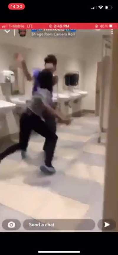 Bro thought he was spiderman💀