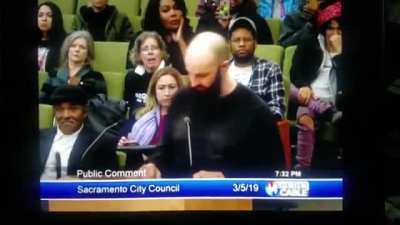 Sacramento City Council 03/05/2019 Stephon Clark (repost?)