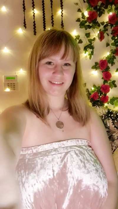 A few magical incantations and already my huge boobs are naked. Heh