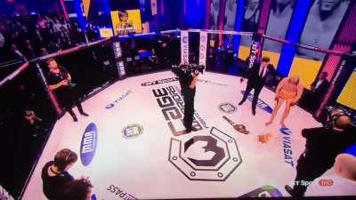 CAUTION: Paddy &ldquo;The Baddie 😛&rdquo; Pimbett throws up after win in Cage Warriors