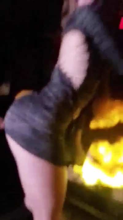 I&rsquo;m literally under the spotlight twerking my ass in a mini dress with no panties on for a group 0f older men at the club&hellip;lord help me &hellip;