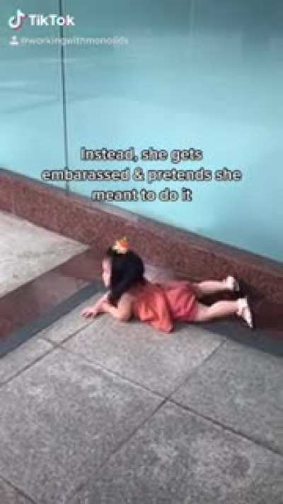 I didn&rsquo;t fall. I was posing.