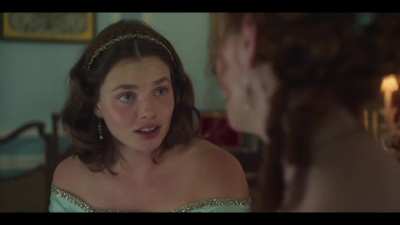 Christina in episode 4 of The Buccaneers, video 2 of 2