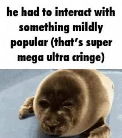 Imagine liking something that&rsquo;s cringe (don&rsquo;t look at my pfp)