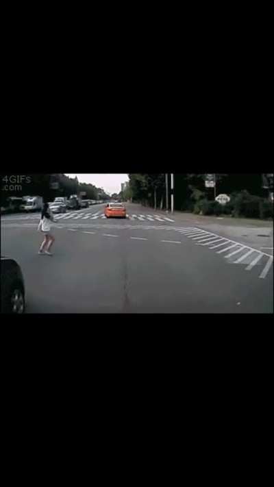 Idiot nearly dies