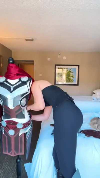 Lady Thor has arrived at SDCC!