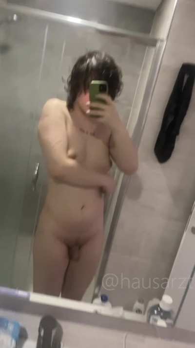 you didnt help me dry off, you committed to the bit