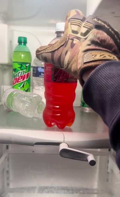 they put the master chief in da soda (fridge addition)