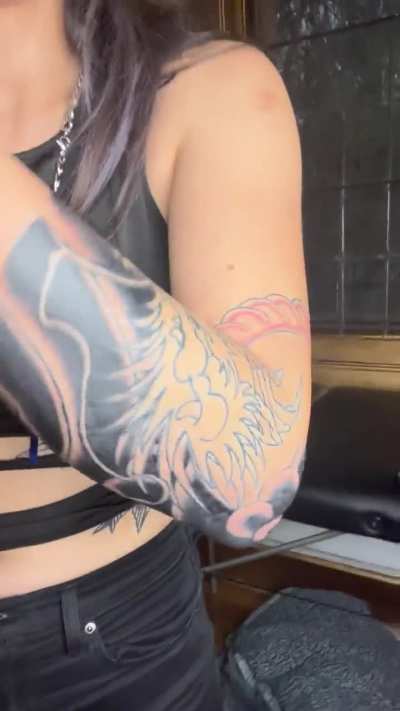 Here&rsquo;s a video of my unfinished tattoo so you can keep laughing lol