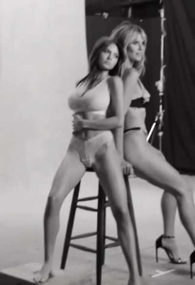 More BTS from lingerie shoot