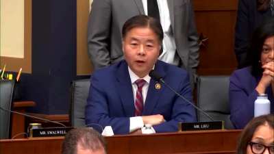 Rep. Ted Lieu played Pam Bondi video of Trump partying with Epstein and asked if underage girls were present. Bondi snapped: This is ridiculous. There&rsquo;s no evidence Trump committed a crime. Lieu fired back: I believe you just lied under oath