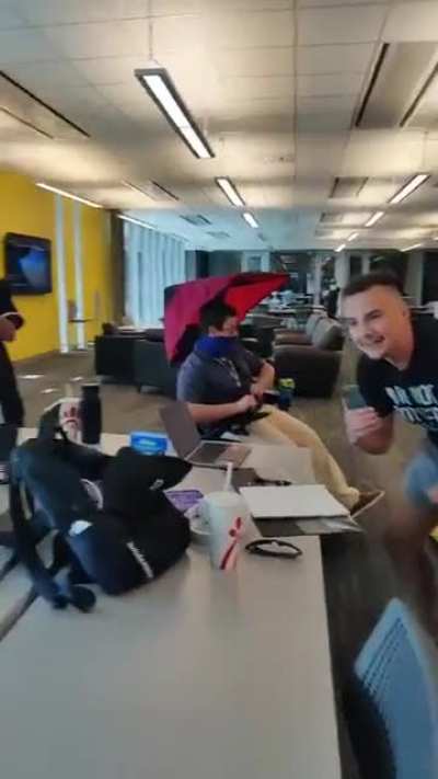 Karens freak out over police lives matter sticker.