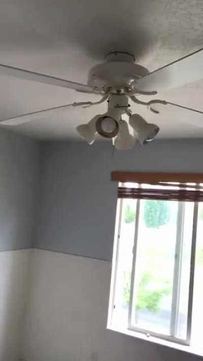My ceiling fan today