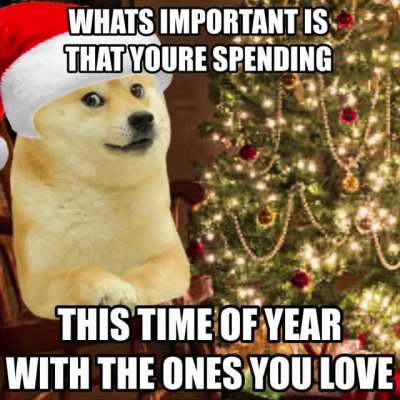 Merry Christmas from the smug husky poster himself.