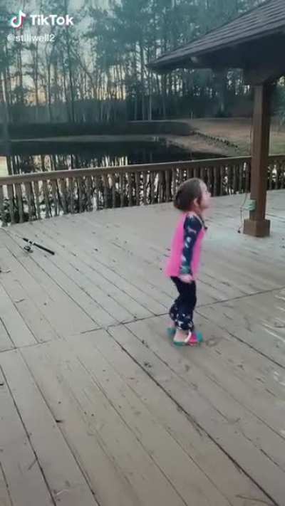 from excitement to pure terror in two seconds