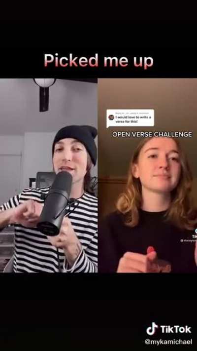 My favorite recent trend. Some crazy good talent out of Tik Tok these dayts