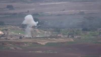 Armenian forces destroy Azerbaijan's armored vehicles