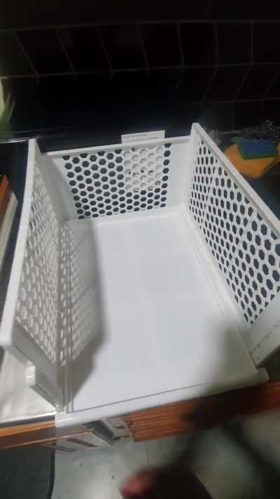 Got tired of flimsy stackable bins so I tried making my own