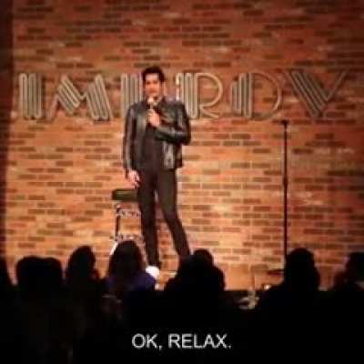 This comedian mocking Karen's in the crowd (Sugar Sammy)
