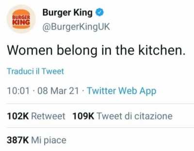 Oh no burger king