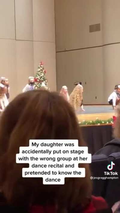 Found this gem on tiktok. Bravo to the dancer!