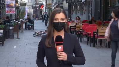 Falling in your face on live TV.