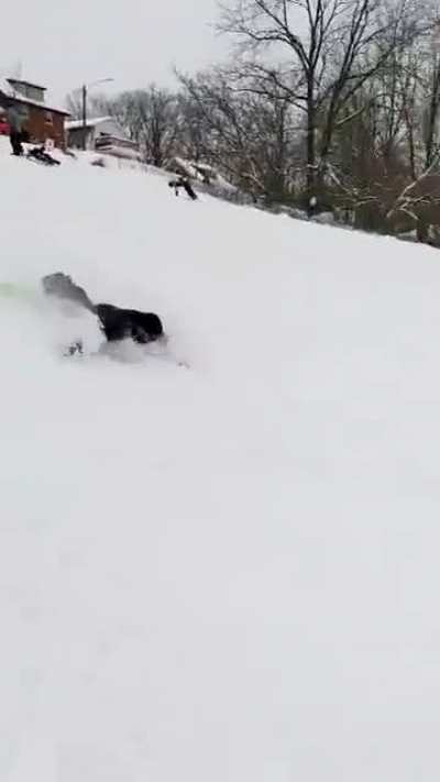 The joys of sledding with your kids