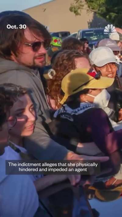 DOJ indicts Democratic congressional candidate Kat Abughazaleh over ICE protests, in allegedly blocking vehicles outside of federal immigration facility in Illinois, who called the charges, "an attack on all of our First Amendment rights," and said she is