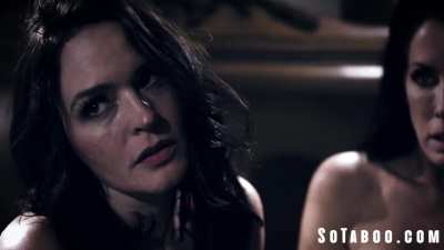 Jealous Son Blackmails Lesbian Moms To Include Him - Regan Foxx, Krissy lynn
