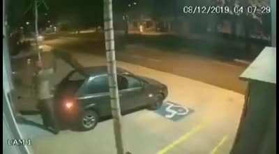 To steal a TV