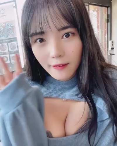 Cute boob window