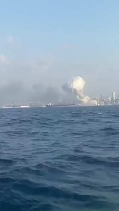 Beirut port. Today August 4 2020