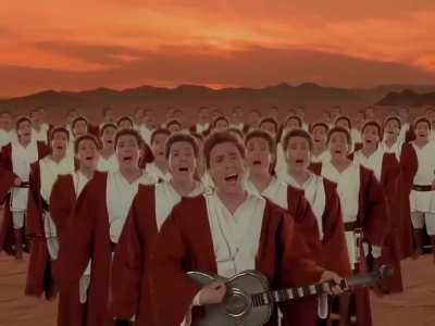 Weird Al Yankvoic wrote "The Saga Begins" (a parody of Don McLean's American Pie) before Star Wars Episode 1 was even released in 1999, based solely on internet spoilers leaked from the film. George Lucas was said to have the biggest smile on his face the