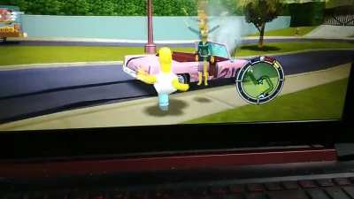 Homero le pega a una se&ntilde;ora en la calle 😡😡