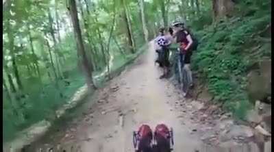 Off-road Kevin policing the bike trails of America