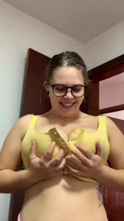 They're So big I can motorboat myself