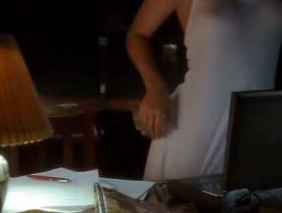 Jennifer Lopez has an ass so awesome, even her nightgown wants to hug it tight