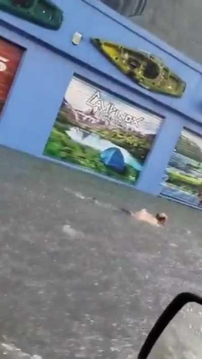 Lanús bajo agua 